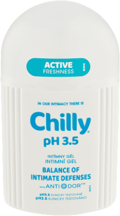Umývací gél pre intímnu hygienu pH 3.5 Chilly
