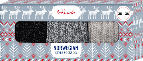 dárková sada Norwegian, velikost 35-38 Bellinda