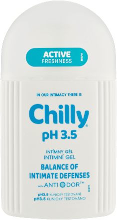 Umývací gél pre intímnu hygienu pH 3.5 Chilly