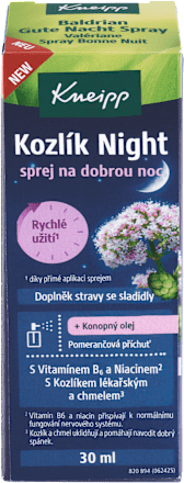 sprej na dobrou noc Kozlík Night Kneipp