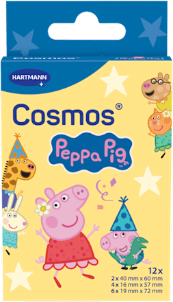 náplast voděodolná barevná Peppa Pig Cosmos