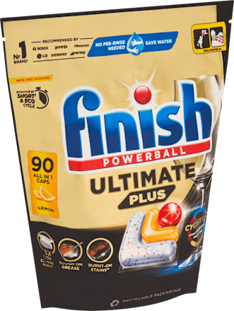 Ultimate All in 1 Plus kapsle do myčky nádobí Lemon Finish