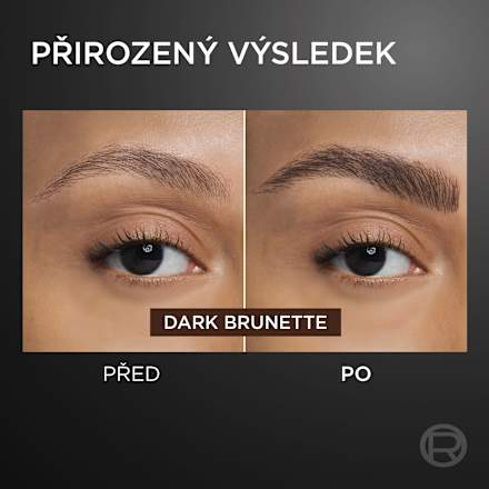 fix na obočí Infallible Faux Brow - Dark Brunette L'ORÉAL PARiS