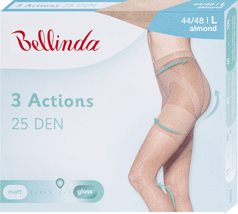 punčochové kalhoty 3ACTIONS, 25 DEN Bellinda