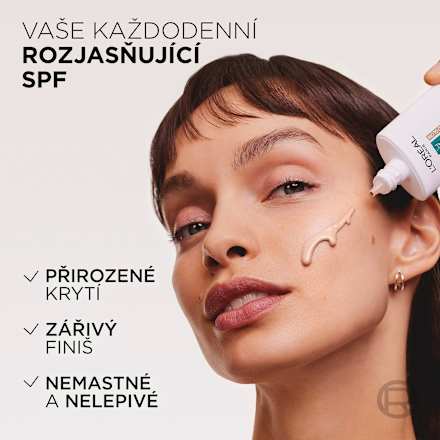 Bright Reveal denní rozjasňující a tónovací Anti-UV fluid  L'ORÉAL PARiS