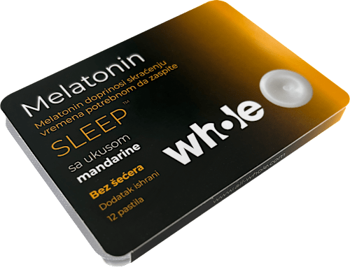 Melatonin sa ukusom mandarine, dodatak ishrani sa melatoninom  WHOLE