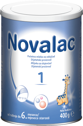 Mliječna formula za bebe 1 od rođenja do 6 mj. Novalac