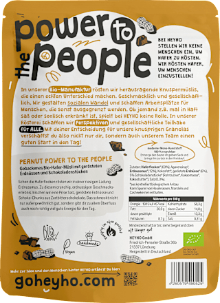 Granola, Peanut Power HEYHO!