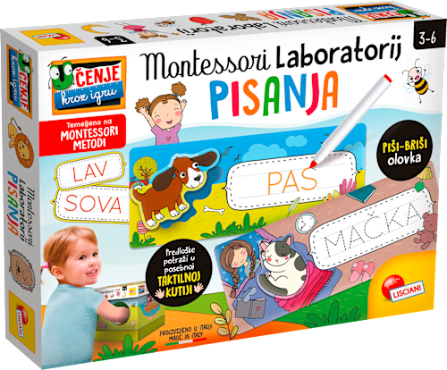 Montessori laboratorij pisanja  Lisciani
