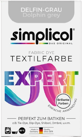 Vopsea pentru textile Gri Delfin simplicol