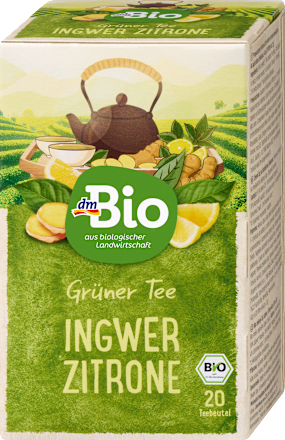 Grüner Tee Ingwer Zitrone dmBio