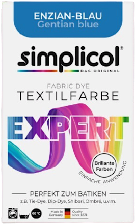 Vopsea pentru textile Albastru Gențian simplicol