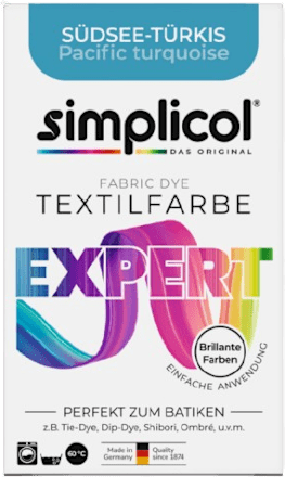 Vopsea pentru textile Albastru Pacific simplicol