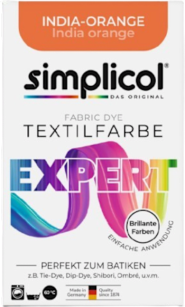 Vopsea pentru textile Portocaliu Indian simplicol