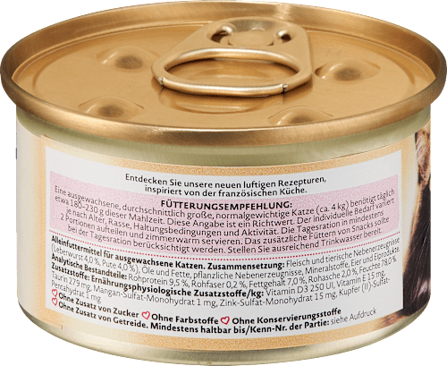 Karma mokra dla kota, suflet wątrobiany z indykiem Dein Bestes