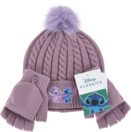 Zimná súprava Stitch - čiapka a rukavice Disney
