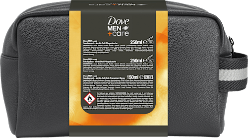 Geschenkset relax +care inkl. Kosmetiktasche 3tlg Dove MEN+CARE