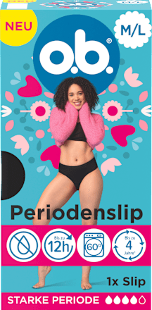 Periodenunterwäsche schwarz, Gr. M/L o.b.