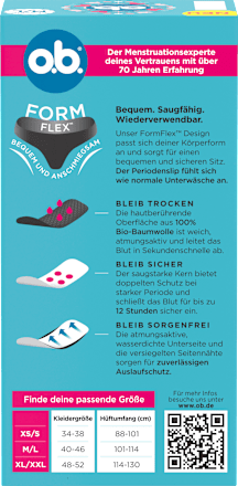 Periodenunterwäsche schwarz, Gr. M/L o.b.