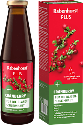 Direktsaft Cranberry Plus Rabenhorst