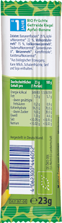 Fruchtriegel Apfel-Banane-Hafer Giraffe ab 1 Jahr HiPP