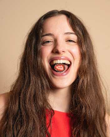 Trockenfrüchte, Crunchy Strawberries, Erdbeeren mit Schokolade nucao