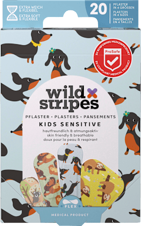 Pflaster Kids Sensitive Cute Animals Wild Stripes