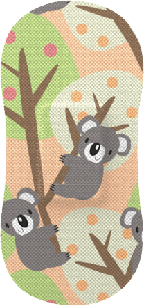 Pflaster Kids Sensitive Cute Animals Wild Stripes