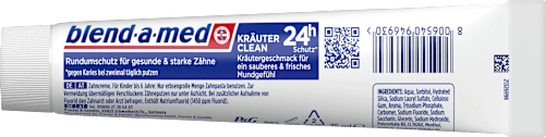 Zahnpasta Kräuter Clean blend-a-med