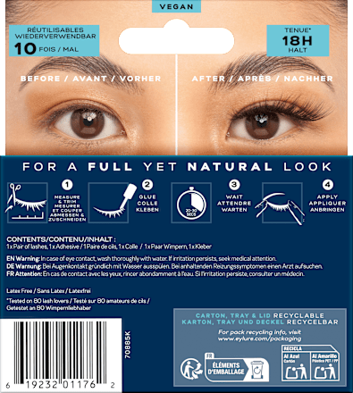 Künstliche Wimpern Volume Fox Eye Look 098 (1 Paar) Eylure