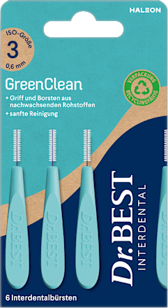Interdentalbürsten GreenClean 0,6 mm ISO 3  Dr. Best