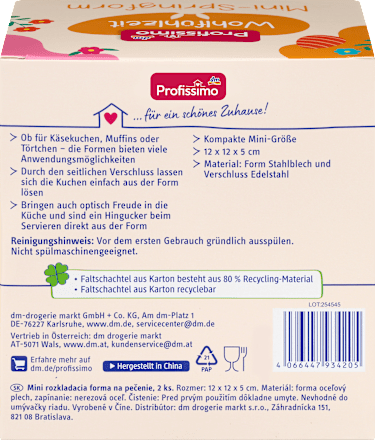 Springform mini Profissimo