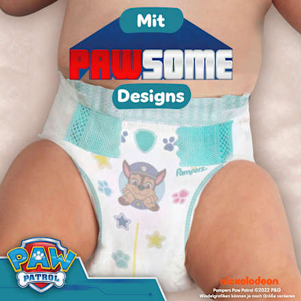 Windeln Baby Dry Gr.5 (11-16 kg) Limited Edition Paw Patrol, Monatsbox Pampers baby-dry