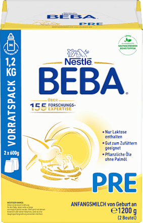 Anfangsmilch Pre von Geburt an Nestlé BEBA