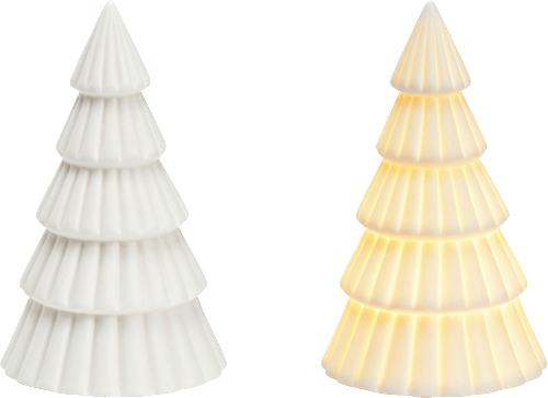 LED Keramikbaum, matt weiß Dekorieren & Einrichten
