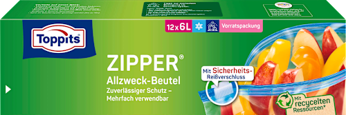Zipper Allzweckbeutel 6 L Toppits