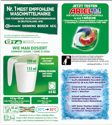 Colorwaschmittel Pulver  ARIEL