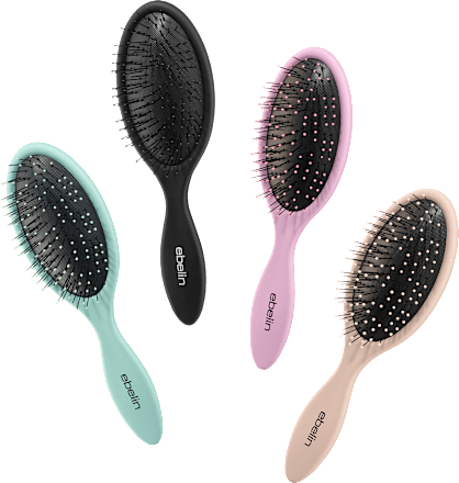 Spazzola districante per capelli spessi e ricci ebelin