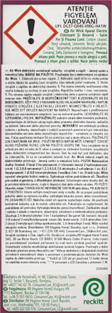 elektrický osvěžovač vzduchu Jemný satén a měsíční lilie, strojek a náplň AIR WICK