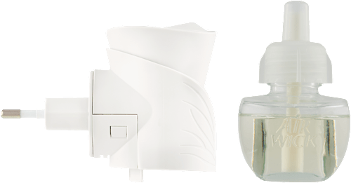 elektrický osvěžovač vzduchu Jemný satén a měsíční lilie, strojek a náplň AIR WICK