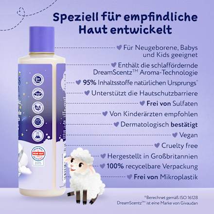 Baby Badezusatz Beruhigende Bademilch Schlummerzeit  Childs Farm