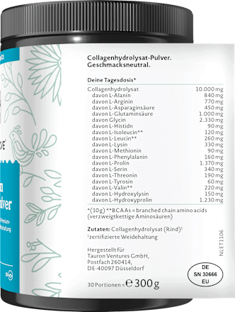 Premium Kollagenpulver Nature Love