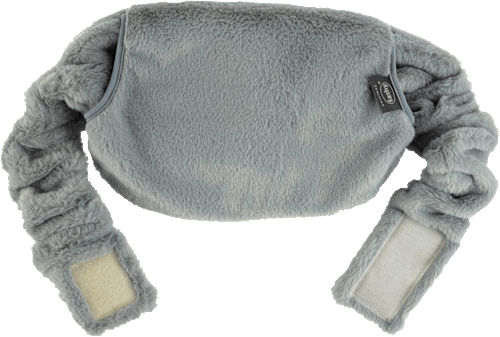 Wärmflasche Bauchtasche grau 0,8l Fashy