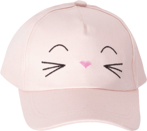 Kinderkappe Katze rosa PURSET
