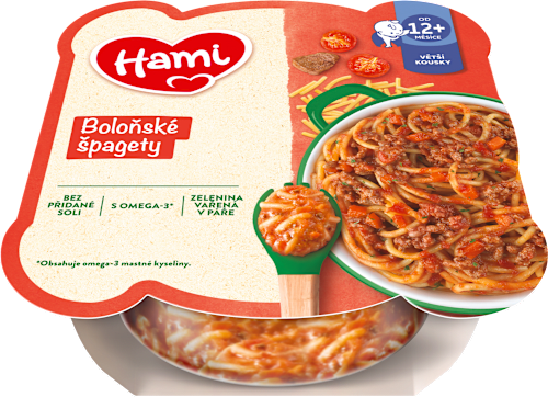 příkrm boloňské špagety Hami