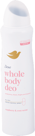 Dámsky dezodorant v spreji Whole Body Deo - Raspberry & Rose  Dove