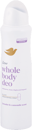 Dámsky dezodorant v spreji Whole Body Deo – Lavender & Camomile Dove