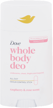 Dámsky tuhý dezodorant Whole Body Deo – Raspberry & Rose Dove