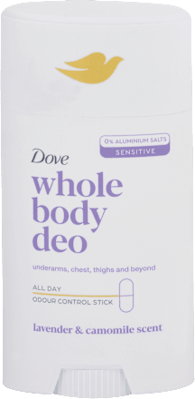 Dámsky tuhý dezodorant Whole Body Deo – Lavender & Camomile Dove