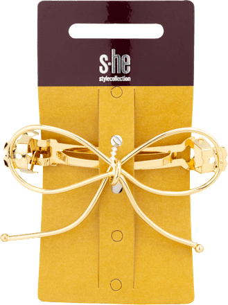 Patentspange Schleife gold  s-he stylecollection